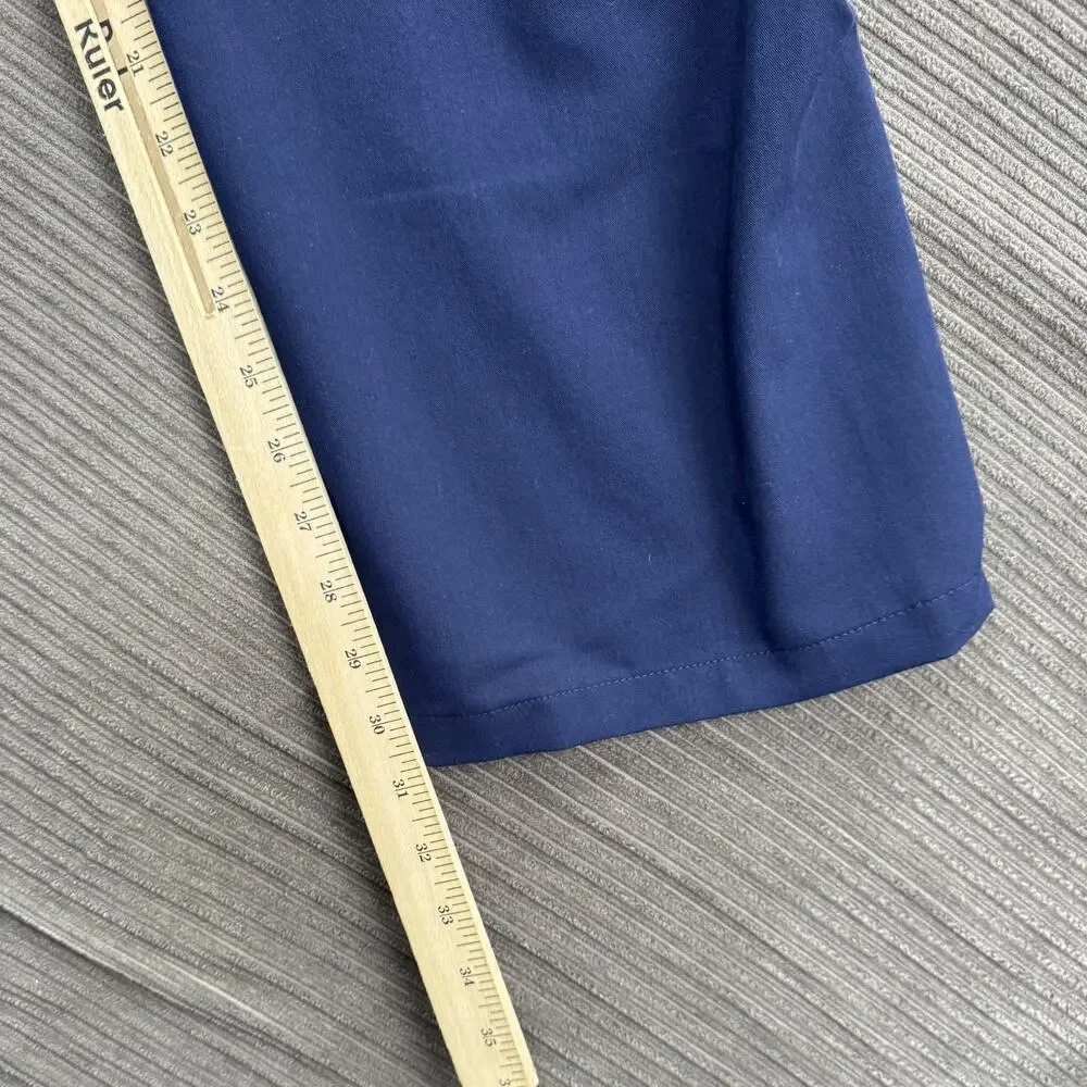 FIGS Technical‎ Collection Pants Mens Large Navy Blue Drawstring Scrub Medical